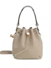 Tory Burch Embossed-logo Tote Bag In Neutral