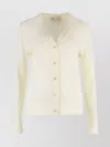 Tory Burch Ivory Simone Cardigan In Cream