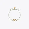 Tory Burch Embrace Ambition Bracelet In White