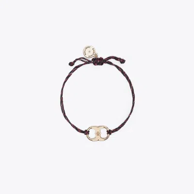 Tory Burch Embrace Ambition Braided Bracelet In Gold