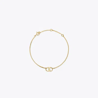 Tory Burch Embrace Ambition Chain Bracelet In Brown