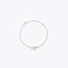 Tory Burch Embrace Ambition Chain Bracelet In Silver