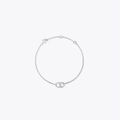 Tory Burch Embrace Ambition Chain Bracelet In Silver