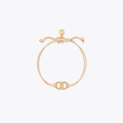 Tory Burch Embrace Ambition Pavé Bracelet In Gray