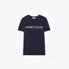 Tory Burch Embrace Ambition T-shirt In Blue