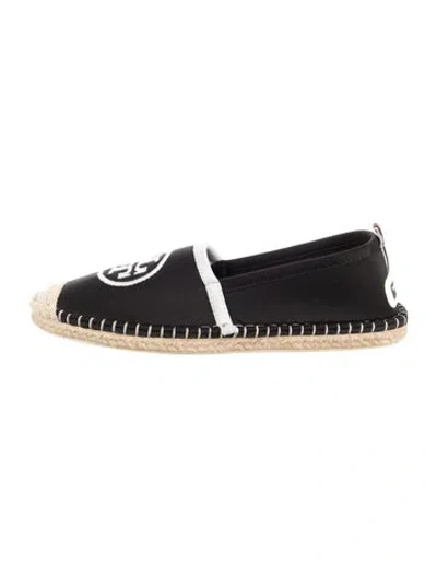 Pre-owned Tory Burch Embroidered Accent Espadrilles
