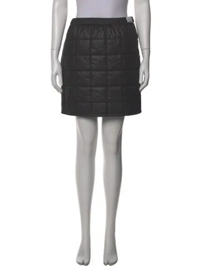 Pre-owned Tory Burch Embroidered Accent Mini Skirt W/ Tags In Black