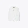 Tory Burch Embroidered Broderie Anglaise Jacket In White
