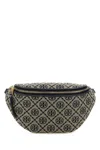Tory Burch Embroidered Canvas Belt Bag In Green