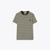 Tory Burch Embroidered Logo T-shirt In Black