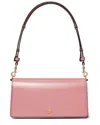Tory Burch Emerson Patent Convertible Crossbody In Pink