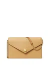 Tory Burch Envelope Chain Wallet In Brown
