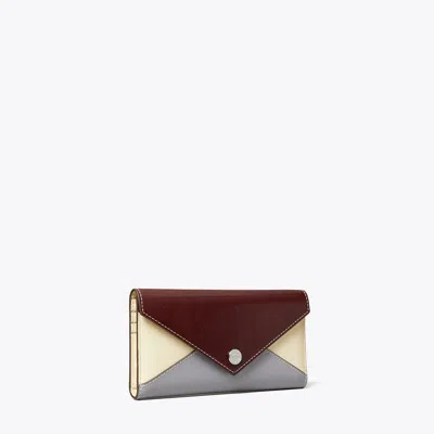 Tory Burch Envelope Color-block Long Wallet