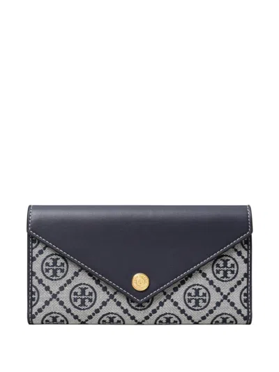 Tory Burch Envelope Design Chain Wallet In Black