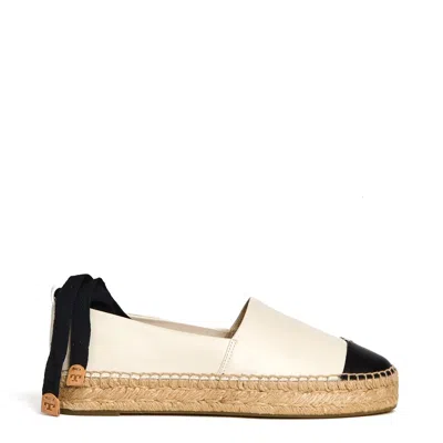 TORY BURCH TORY BURCH ESPADRILLAS WITH POINTED TOE AND JUTE SOLE