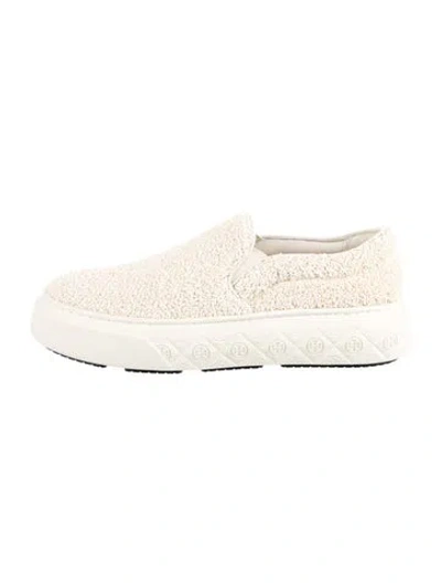 Pre-owned Tory Burch Espadrille Sneakers In Neutral