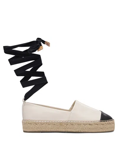 Tory Burch Cap Toe Espadrille In Neutral