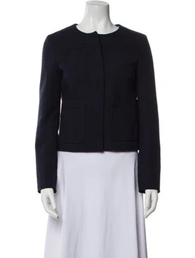 Pre-owned Tory Burch Evening Jacket In Blue