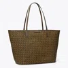 Tory Burch Ever-ready Zip Tote In Chocolate