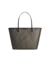 Tory Burch Ever-ready' Large Shopping Bag In Black Fabric