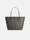 Tory Burch 'ever-ready' Large Shopping Bag In Black Fabric