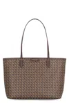 Tory Burch Small Ever-ready Zip Tote In Brown