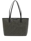 Tory Burch Ever-ready Small Cotton Tote Bag In Black