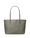 Tory Burch Ever Ready Small Tote In Zinc