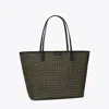 Tory Burch Ever-ready Zip Tote In Black