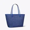 Tory Burch Ever-ready Zip Tote In Blue