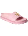 Tory Burch Everly Anatomic Lug Leather Slide