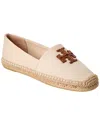 Tory Burch Everly Canvas Espadrille In White
