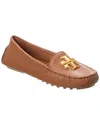 Tory Burch Everly Leather Driver In Brown