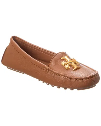 Tory Burch Everly Leather Driver In Brown