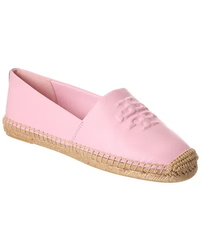 Tory Burch Everly Leather Espadrille In Pink
