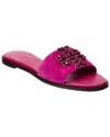 Tory Burch Everly Suede Slide In Pink