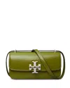 Tory Burch Extra Small Eleanor Convertible Shoulder Bag In Dark Matcha/gold