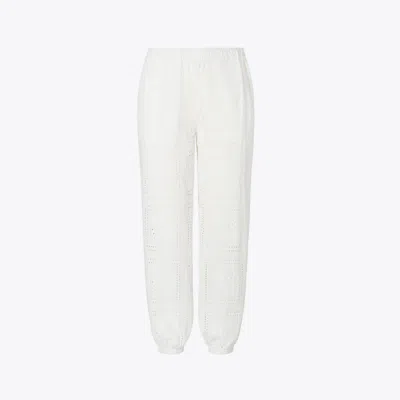 TORY BURCH EYELET BEACH PANTS