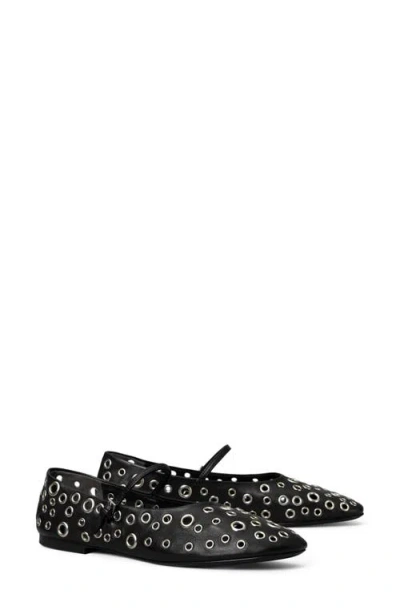 TORY BURCH TORY BURCH EYELET MARY JANE BALLET FLAT