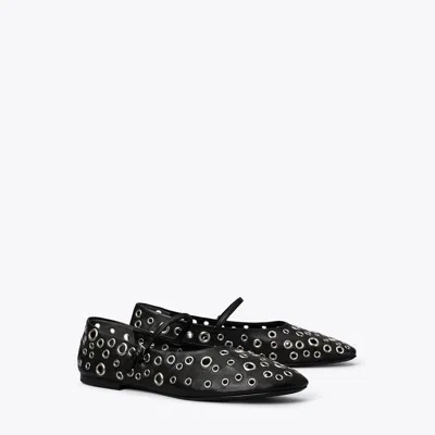 TORY BURCH EYELET MARY JANE BALLET
