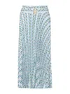 Tory Burch Pleated Skirt In Multi