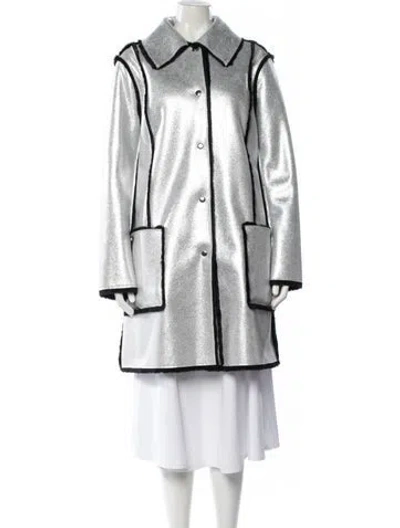 Pre-owned Tory Burch Faux Fur Coat W/ Tags