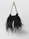 Tory Burch Feather Fringe Chain Mini Hobo