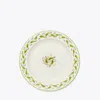 Tory Burch Feuille Salad Plate, Set Of 4 In Red/green Multi