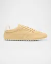 Tory Burch Field Leather And Suede Low-top Sneakers In Multi
