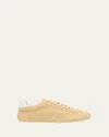 Tory Burch Field Leather And Suede Low-top Sneakers In Neutral
