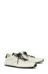 Tory Burch Perforated Leather Sneakers In White