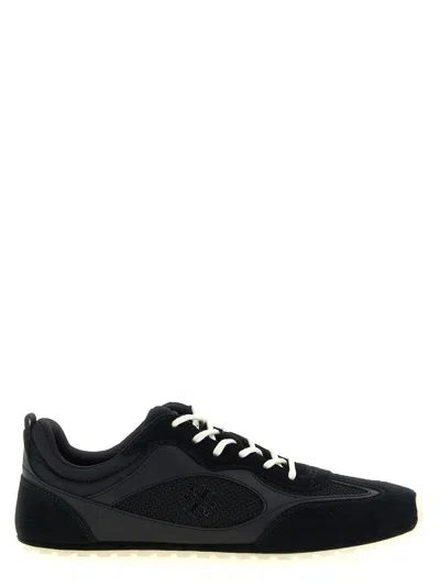 Tory Burch Black Lace Up Sneakers