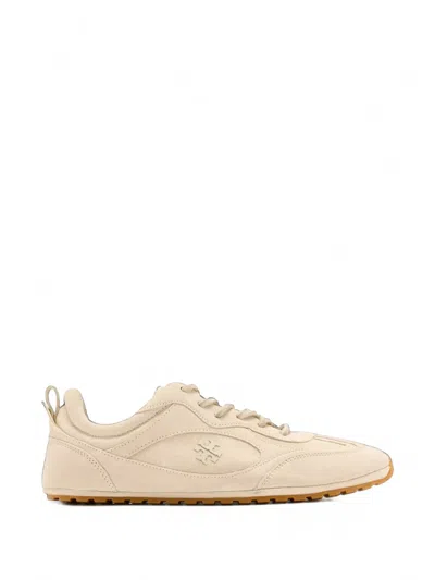 Tory Burch Field Suede Sneakers In Neutral