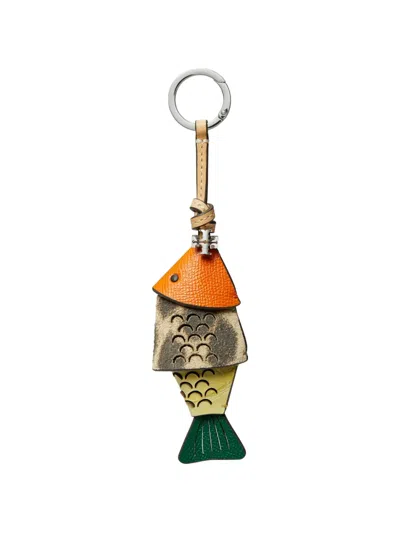 Tory Burch Fish Bag Charm In Green